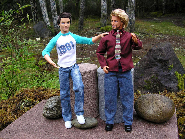 2010 Ken and 1997 Ken Doll