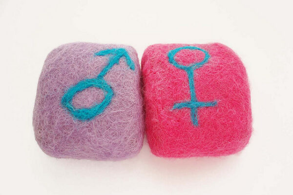 His Hers Felted Soaps